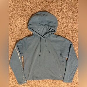 Women’s Under Armour Cropped Blue Hoodie
